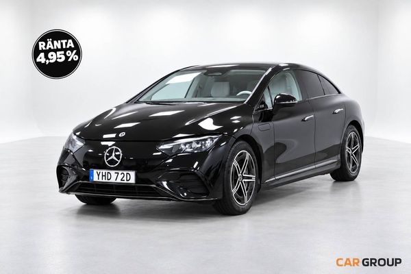 Mercedes EQE350+ 90.6 kWh AMG Line Panorama Kamera Läder PD - 2022