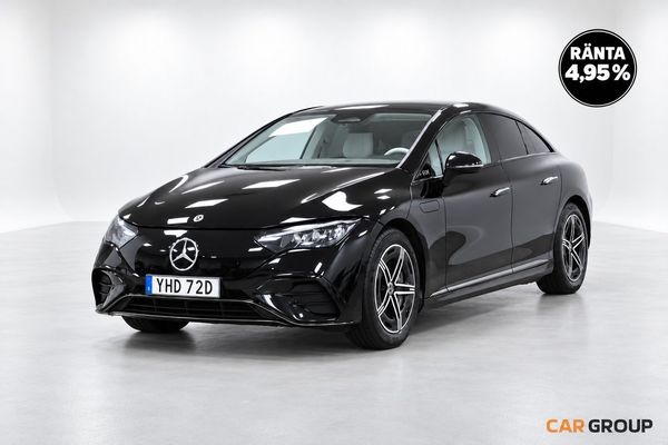 Mercedes EQE350+ 90.6 kWh AMG Line Panorama Kamera Läder PD - 2022