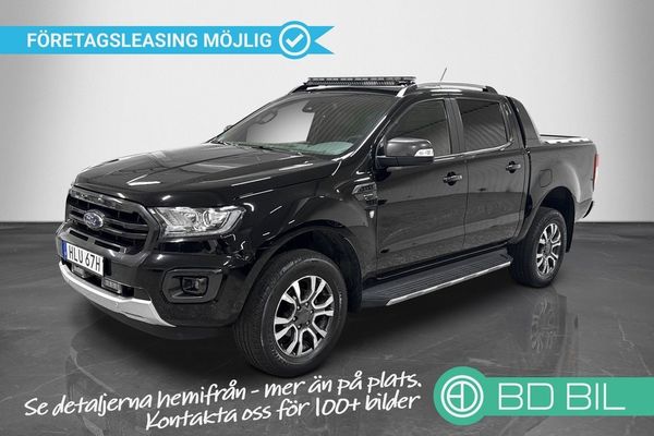 Ford Ranger 2.0 213HK Wildtrak Flaklock Extraljus Värmare Drag Moms - 2020