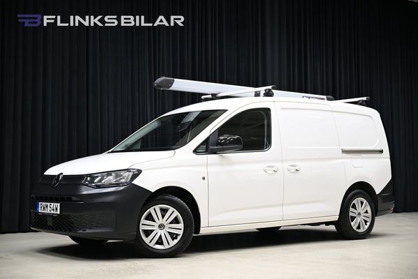 Volkswagen Caddy Maxi 122HK Inredd Dubbelgolv Dubbeldörr Pipetube Moms SeUTR! - 2023