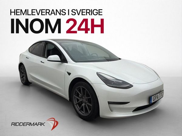 Tesla Model 3 Long Range AWD Autopilot Värmepump Dragkrok - 2021