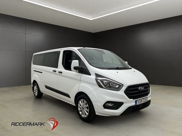 Ford Transit Custom Kombi Lång 170hk Värm Drag Kamera 9-Sits - 2019