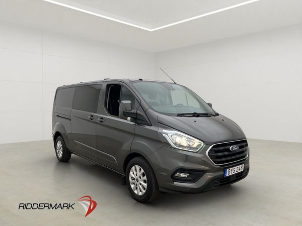 Ford Transit Custom CrewVan Värm Drag CARPLAY 6-Sits Moms - 2018