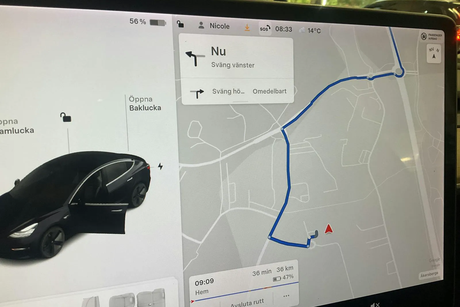 TESLA MODEL 3 GRANDE AUTONOMIE DUAL MOTOR 441ch 4X4 - TOIT PANORAMIQUE - CUIR - CAMÉRA DE RECUL - PHARES LED