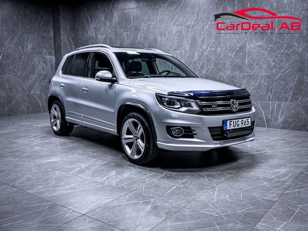 Volkswagen Tiguan 2.0 TDI 4Motion R-Line Pano Värmare Kamera Skinn Drag - 2015