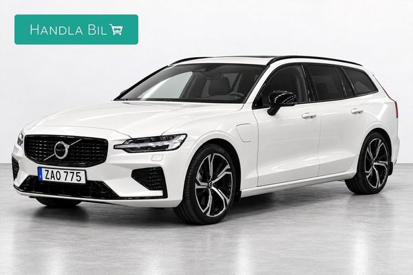 Volvo V60 T6 AWD Plus Dark H/K Pano Orrefors P-värm Dragkrok - 2025