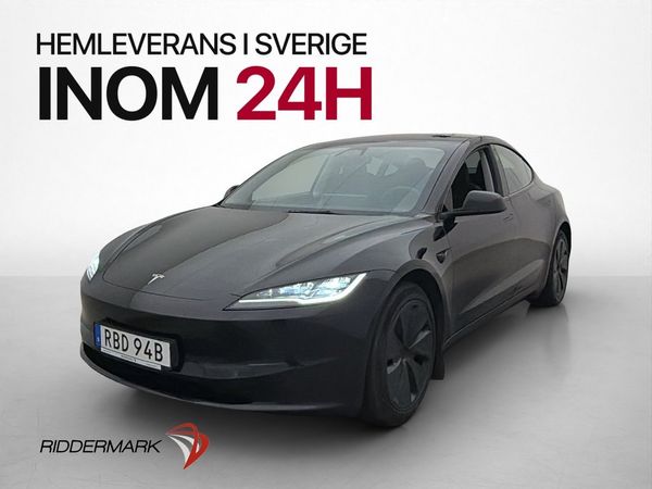Tesla Model 3 Long Range AWD Premium MOMS Drag Pano Värme AP - 2024