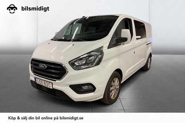 Ford Transit Custom 340 Crew 2.0 Aut 5sits Drag Kamera MOMS 170hk - 2021