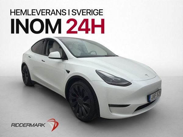 Tesla Model Y Performance 534hk Värmepump Adaptv-F Pano Navi - 2023