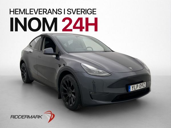 Tesla Model Y Long Range AWD Drag Pano Skinn Kamera Värmare - 2022