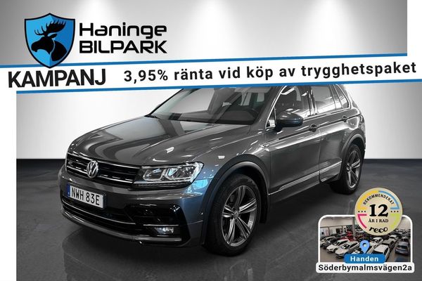 Volkswagen Tiguan 2.0 TSI 190hk 4M R-Line Värmare Drag/SUPERDEAL 3,95% - 2020