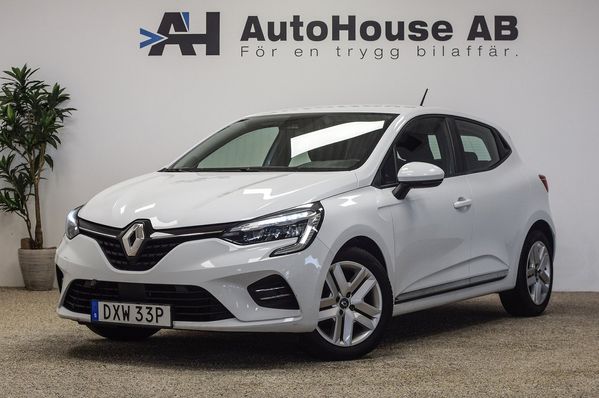 Renault Clio 1.0 TCe 91HK Zen CarPlay P-Sensor Motorvärmare Garanti - 2021