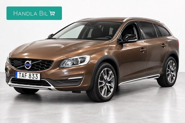 Volvo V60 Cross Country D4 AWD Summum Business D-värm Skinn VOC Drag SoV-hjul - 2017