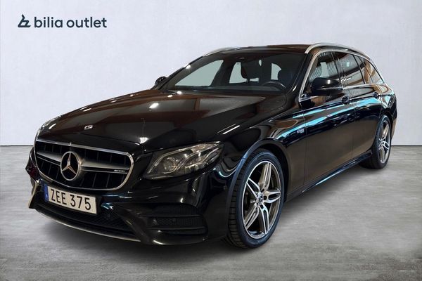Mercedes E220 T d 4M AMG / Pano / Burmester / 360-kam / Värmare - 2018