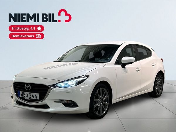 Mazda 3 Sport SKYACTIV-G Drag Mvärm Kamera HuD Rattvärme SoV - 2018