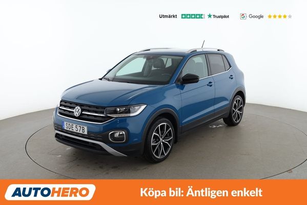 Volkswagen T-Cross 1.0 TSI / Dragkrok, Backkamera, PDC - 2020