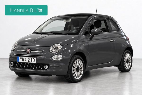 Fiat 500 1.2 8V Lounge Pano Rattv Farth Kam-bytt - 2019