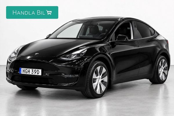 Tesla Model Y Long Range AWD Autopilot Drag Skinn Pano Moms / Leaseba - 2021
