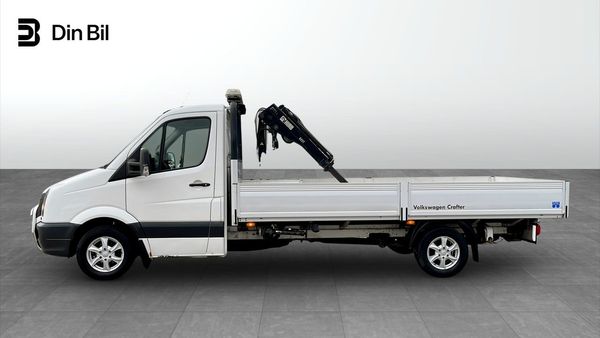 Volkswagen Crafter Enkelhytt lång hjulbas Kranbil 163 TDI Drag HIAB - 2012