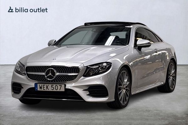 Mercedes E220 d Coupé AMG 194hk Panorama HuD Burmester Navi 360° - 2017