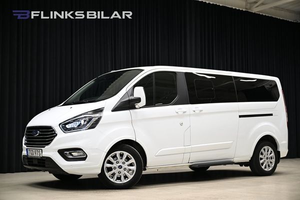 Ford Tourneo Custom 130HK L2 Automat|9-Sits|Nedlackad|NyKamrem|Moms - 2021