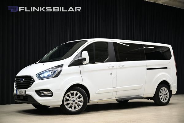 Ford Tourneo Custom 130HK L2 Automat|9-Sits|Nedlackad|NyKamrem|Moms - 2021