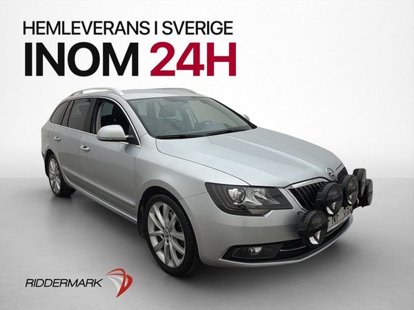 Skoda Superb 2.0 TDI 4x4 Elegance Läder Värmare Navi Drag - 2014