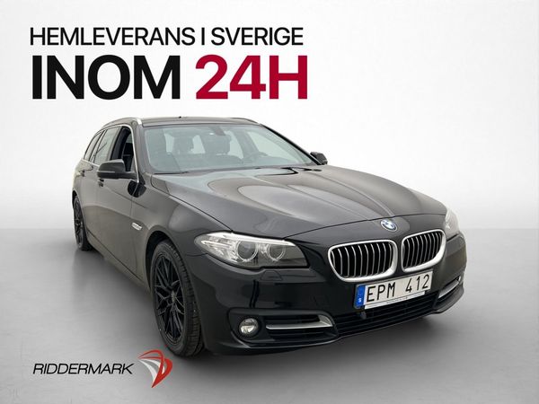 BMW 520 d xDrive 184hk Läder Keyless P-Sensorer 0.54 l/Mil - 2014