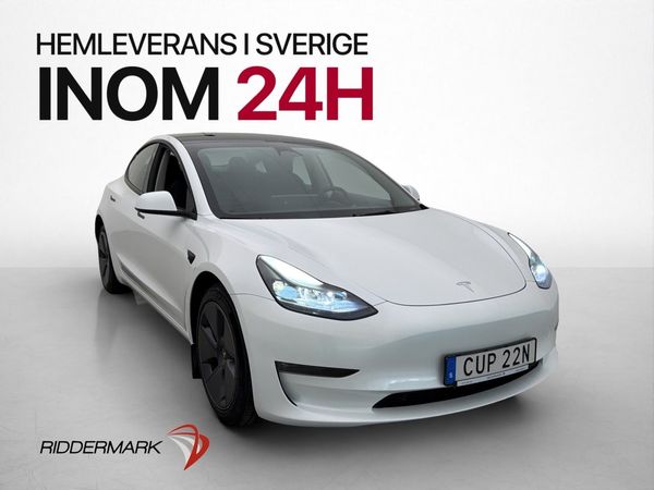 Tesla Model 3 Long Range AWD 498hk Autopilot Drag Pano MOMS - 2023