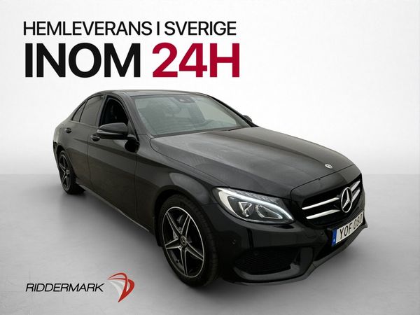 Mercedes C220 d 4Matic AMG Pano Skinn CarPlay Dragkrok - 2018