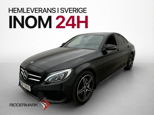 Mercedes C220 d 4Matic AMG Pano Skinn CarPlay Dragkrok - 2018