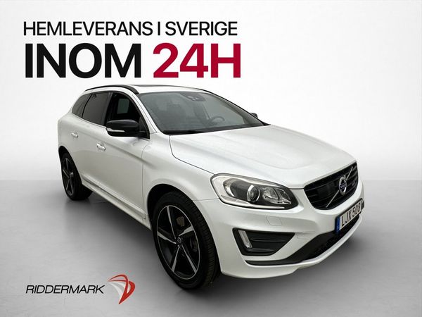 Volvo XC60 D5 230hk AWD Black R Pano Värmare Drag Skinn VOC - 2014