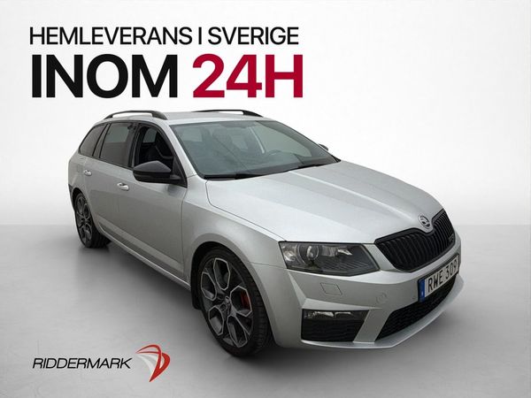 Skoda Octavia 2.0 TDI 4x4 RS Värmare Drag Canton Skinn - 2017
