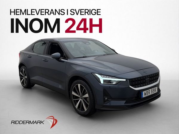 Polestar 2 Long Range Dual Motor Värmare Drag Pano H/K 360° - 2021