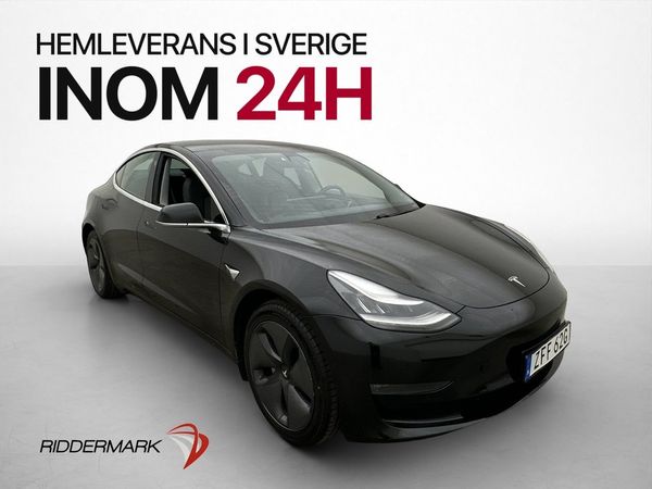 Tesla Model 3 Long Range AWD Pano Drag Kamera Skinn Navi AP - 2020