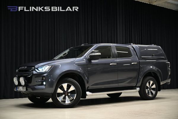 Isuzu D-Max 163HK Automat|Kåpa|Drag|Värmare|Diff|Kamkedja|Leasbar - 2021