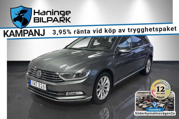 Volkswagen Passat SC 2.0 TDI 190hk Pano 4M Carplay Skinn/SUPERDEAL 3,95% - 2016