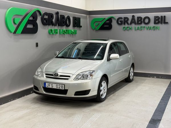 Toyota Corolla 5-D 1.6 VVT-i TAKLUCKA AUTOMAT 0% RÄNTA 36-MÅNADER - 2006