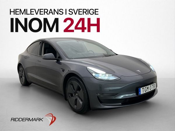 Tesla Model 3 Long Range AWD Värmepump Autopilot Pano Navi - 2021