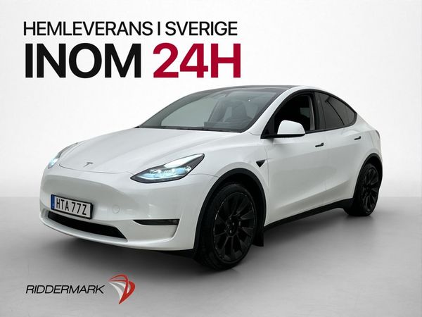 Tesla Model Y Long Range AWD HW4 Pano Värmepump Drag MOMS - 2025