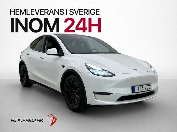 Tesla Model Y Long Range AWD HW4 Pano Drag MOMS Värmare - 2025