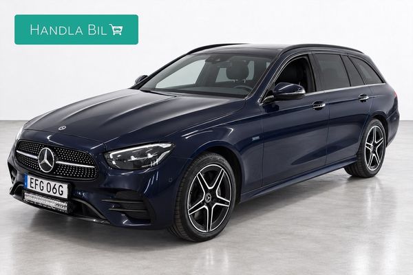 Mercedes E300 de 4MATIC AMG Line Värmare Pano Drag Wide Kamera SoV - 2021