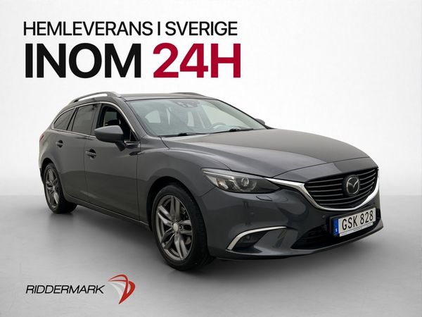 Mazda 6 Wagon AWD 175hk Optimum BOSE HUD Kamera Skinn Drag - 2015