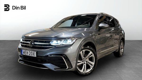 Volkswagen Tiguan Allspace R-line 2.0 TDI 4M 200hk /7-sits/Drag/Värmare - 2023