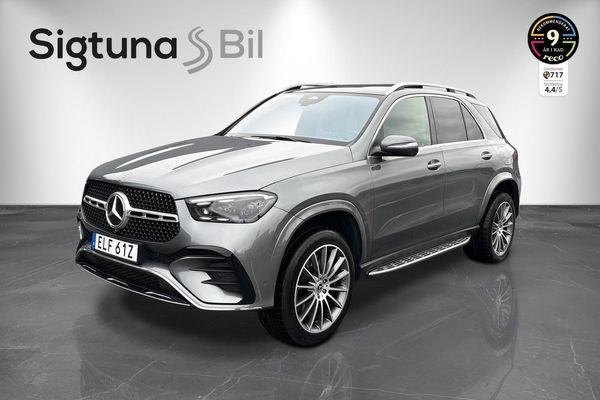 Mercedes GLE350 de de 4MATIC 9G-Tronic AMG/Pano/Dragkrok/Luft/MOMS - 2024