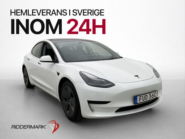 Tesla Model 3 Standard Range Värmepump Autopilot Svensksåld - 2023