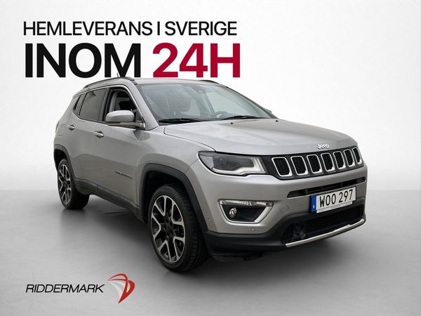 Jeep Compass 1.4 4WD 170hk Limited M&K-Värmare Kamera Navi - 2019