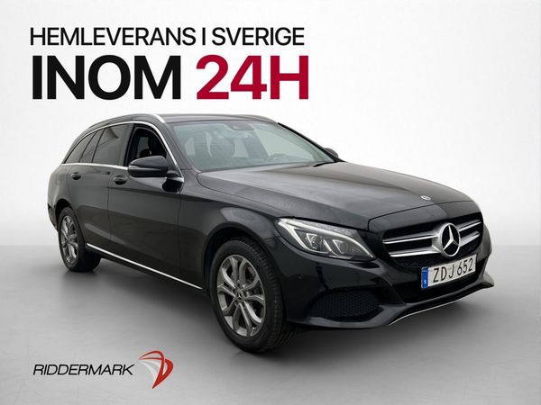 Mercedes C200 T 4M Burmester P-Värmare Kamera Navi Drag - 2018