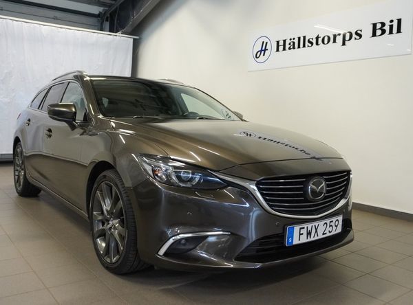 Mazda 6 Wagon 2.2 SKYACTIV-D/DRAG/KAMERA/NAVI/RATT-P. VÄRMARE - 2016