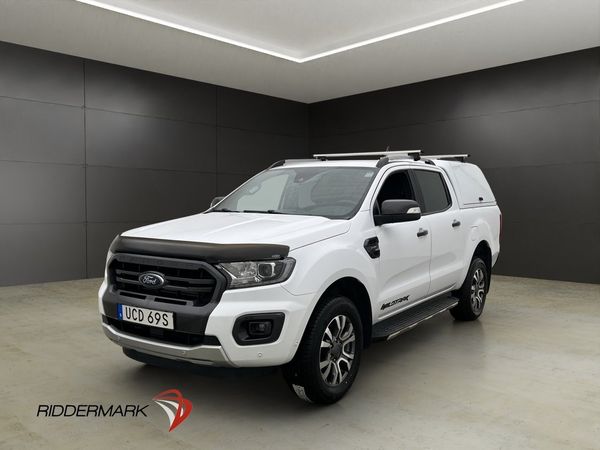 Ford Ranger Wildtrak 213hk 4x4 Värm V-Inredd Diff Kåpa Moms - 2021